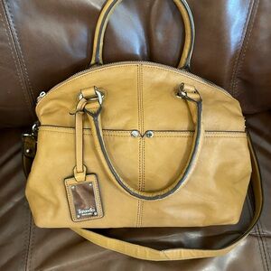 Supple leather Tignanello cross body handbag